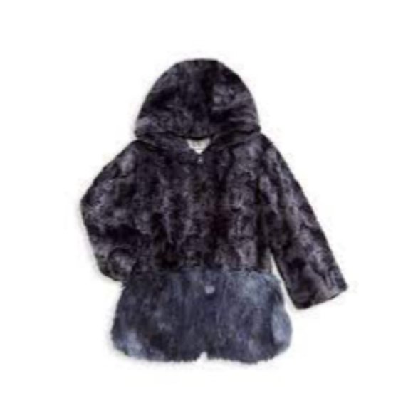 Widgeon Girl's Faux Fur Shaggy Coat